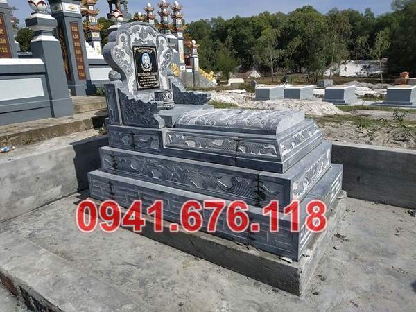Mẫu mộ đá tam cấp đẹp bán tại bến tre cà mau cần thơ - tro cốt