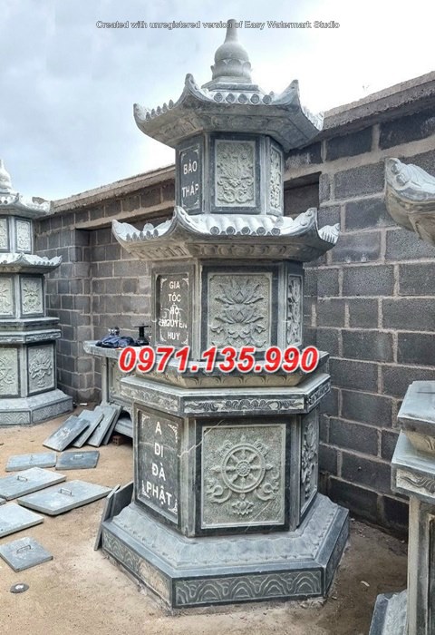 Mẫu tháp mộ đá đẹp bán tại lào cai yên bái hà giang - tro cốt