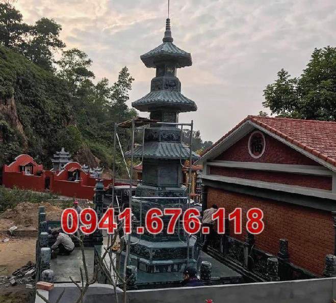 Mẫu tháp mộ đá đẹp bán tại lào cai yên bái hà giang - tro cốt
