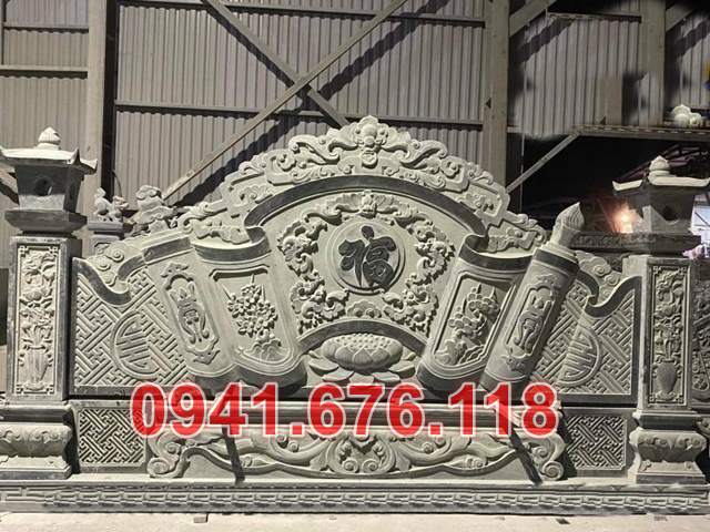 Mẫu cuốn thư đá đẹp bán tại quảng ninh thái bình nam định - bình phong