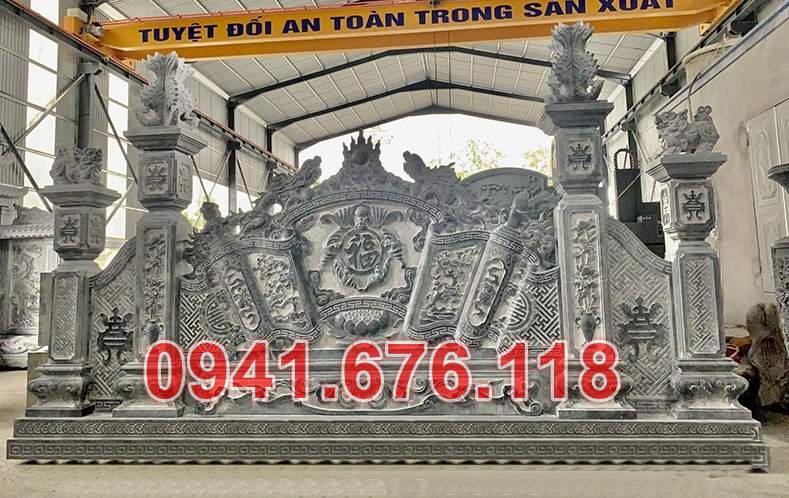 Mẫu cuốn thư đá đẹp bán tại quảng ninh thái bình nam định - bình phong