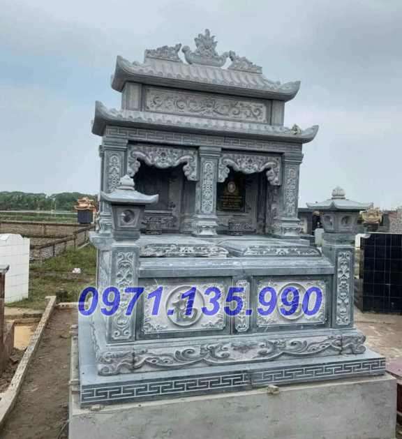 Mẫu mộ đá xanh đẹp bán tại bắc ninh bắc giang lạng sơn - mộ bằng đá