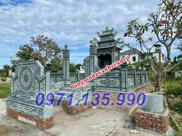 mẫu lăng mộ đá xanh đẹp bán bình thuận kon tum ninh thuận lăng thờ