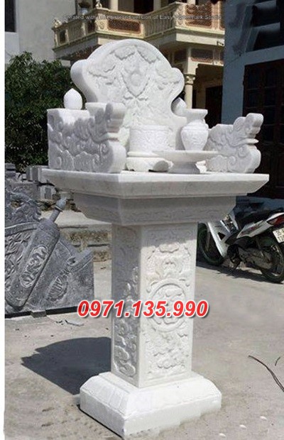 Mẫu cây hương đá thờ thần linh đẹp bán đà nẵng Huế bàn thờ thiên