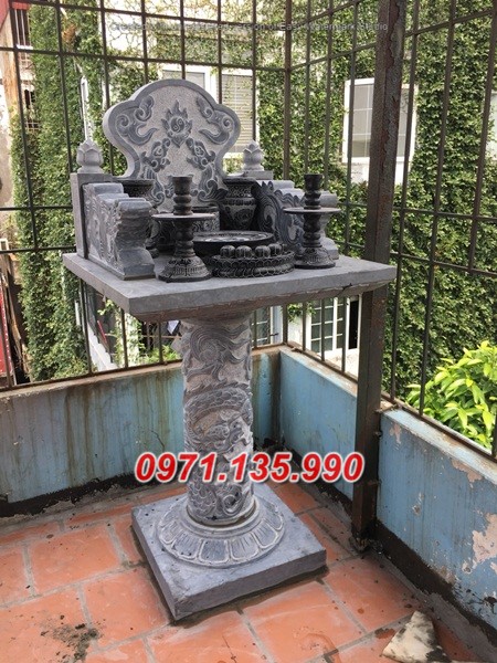 Mẫu cây hương đá thờ thần linh đẹp bán đà nẵng Huế bàn thờ thiên