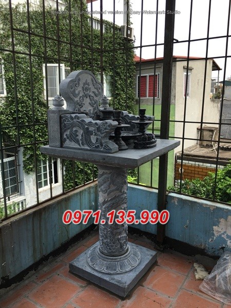 Mẫu cây hương đá thờ thần linh đẹp bán đà nẵng Huế bàn thờ thiên