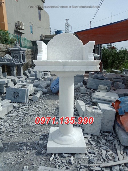 Mẫu cây hương đá thờ thần linh đẹp bán sóc trăng long an thờ thiên