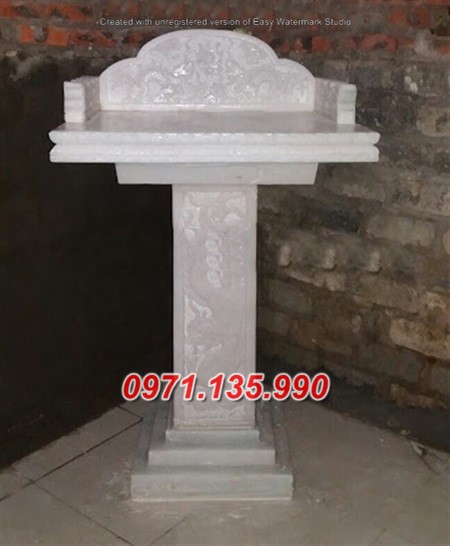 Mẫu cây hương đá thờ thần linh đẹp bán sóc trăng long an thờ thiên