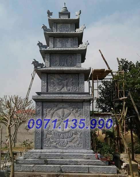 Mẫu bảo tháp đá phật giáo để tro cốt đẹp bán tại phú yên khánh hoà