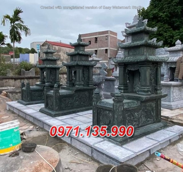 Mẫu lăng mộ đá có mái không mái đẹp bán tại đồng nai bạc liêu
