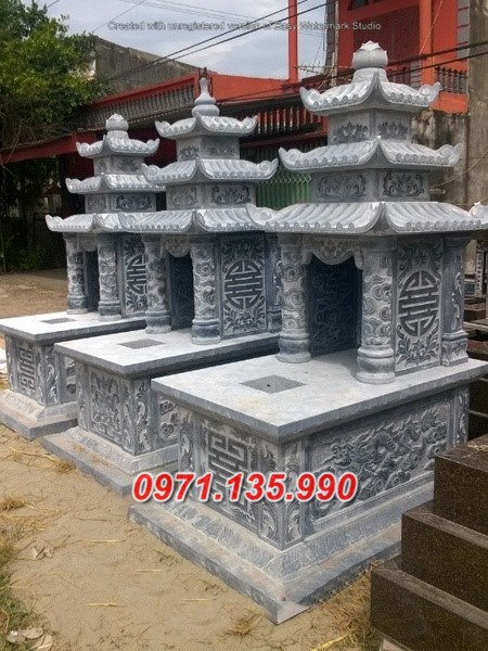 Mẫu lăng mộ đá có mái không mái đẹp bán tại đắk nông đắk lắk