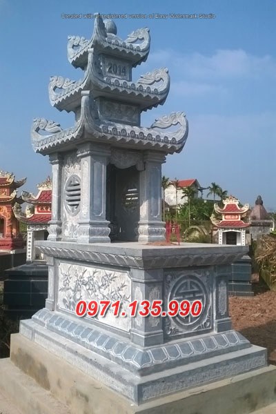 Mẫu lăng mộ đá có mái không mái đẹp bán tại đắk nông đắk lắk