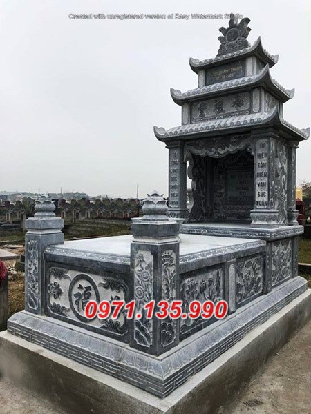Mẫu lăng mộ đá có mái không mái đẹp bán tại đắk nông đắk lắk
