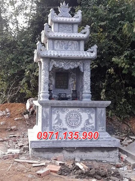 Mẫu lăng mộ đá có mái không mái đẹp bán tại đắk nông đắk lắk