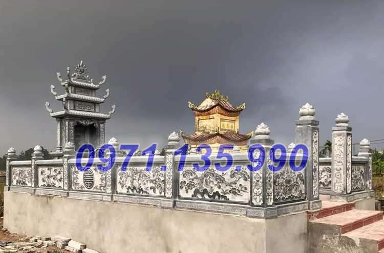 Mẫu mộ đá xanh rêu đẹp bán tại hậu giang kiên giang - giá lăng mộ đá