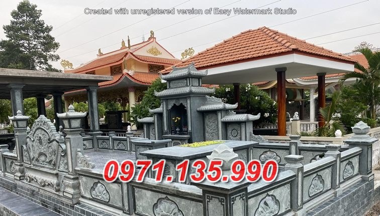 Mẫu mộ đá xanh rêu đẹp bán tại quảng nam quảng ngãi - giá lăng mộ đá
