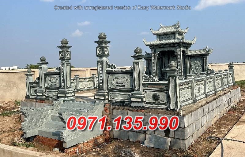 Mẫu mộ đá xanh rêu đẹp bán tại quảng nam quảng ngãi - giá lăng mộ đá
