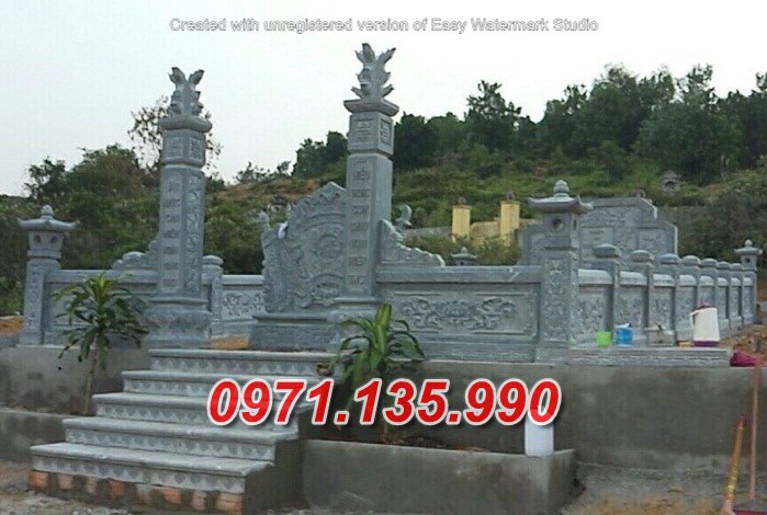 Khuôn viên lăng mộ đá đẹp bán tại Nghệ an hà tĩnh - nghĩa trang đá
