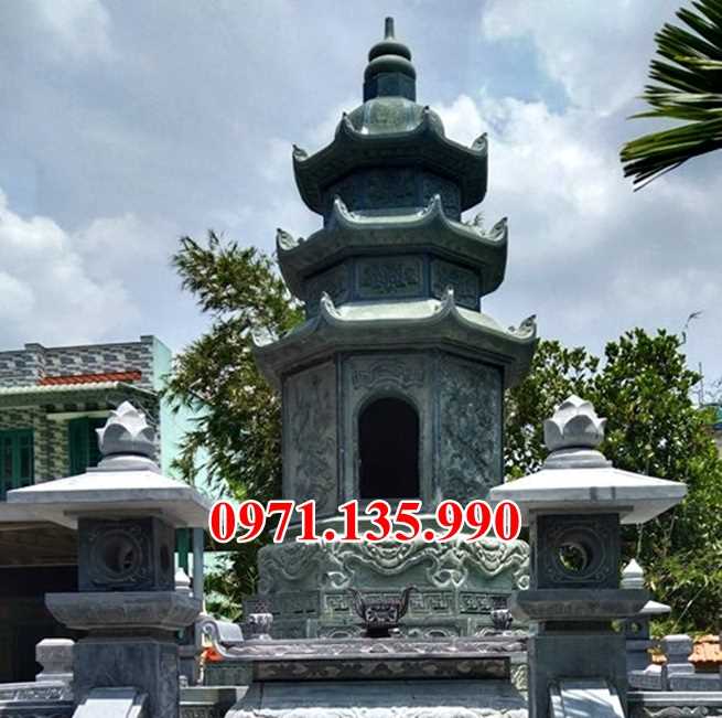 Mẫu mộ tháp đá đẹp bán tại đồng tháp - tháp sư phật giáo để tro cốt