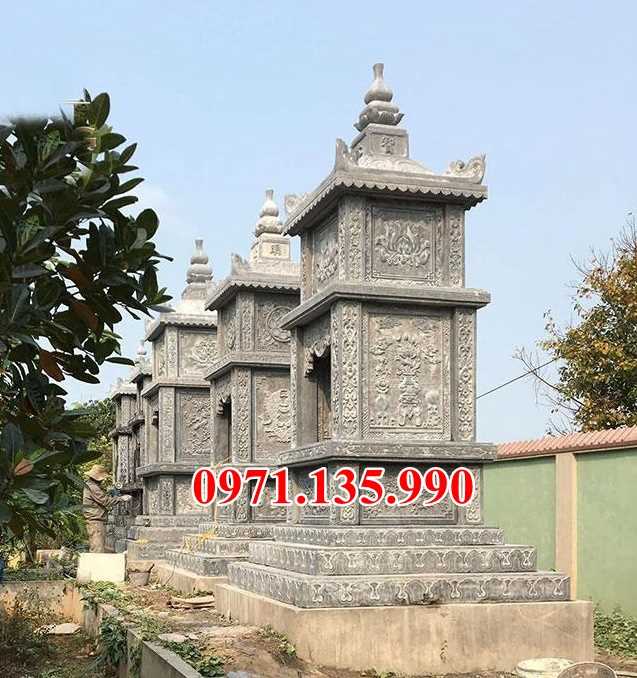 Mẫu mộ tháp đá đẹp bán tại đồng tháp - tháp sư phật giáo để tro cốt