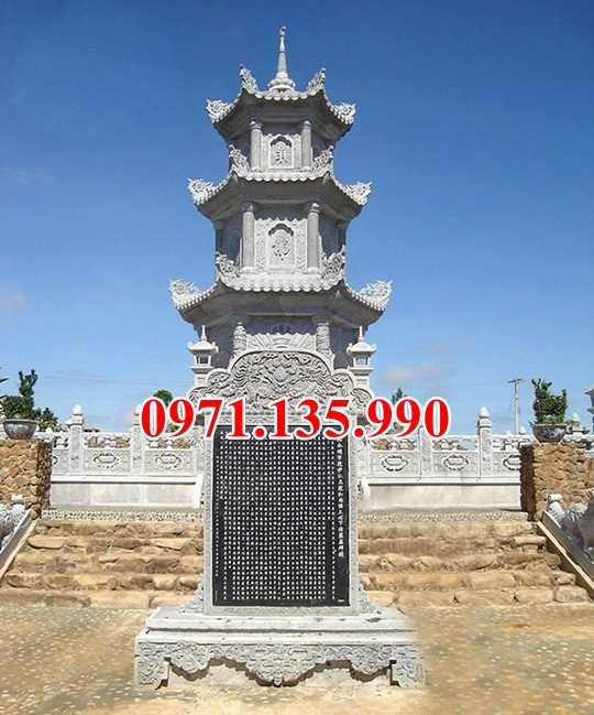 Mẫu mộ tháp đá đẹp bán tại đồng tháp - tháp sư phật giáo để tro cốt
