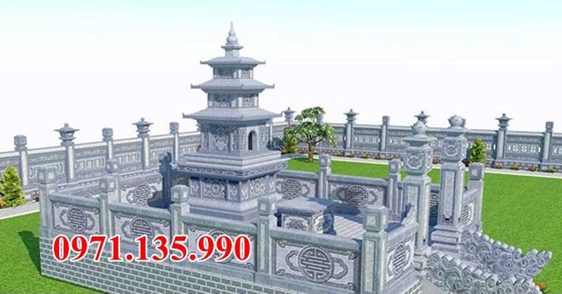 Mẫu mộ tháp chùa bằng đá để tro cốt đẹp bán tại bạc liêu đồng nai