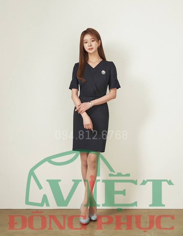 Nhận đặt may váy liền công sở giá rẻ, bền đẹp nhất