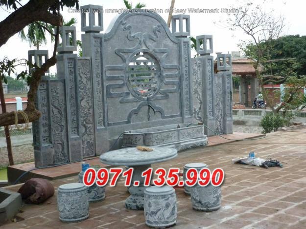 Mẫu cuốn thư đá đẹp bán tại hậu giang - nhà thờ từ đường lăng mộ đá