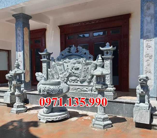 Mẫu cuốn thư đá đẹp bán tại hậu giang - nhà thờ từ đường lăng mộ đá