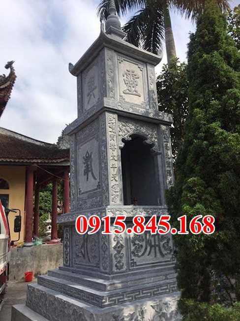 Mẫu mộ tháp bằng đá đẹp bán kon tum bình định phật giáo để tro cốt