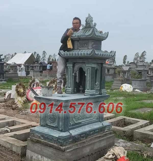 Mẫu mộ đá xanh đẹp bánbắc giang bắc ninh lăng mộ tự nhiên nguyên khối