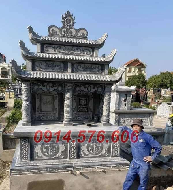 Mẫu mộ đá xanh đẹp bánbắc giang bắc ninh lăng mộ tự nhiên nguyên khối