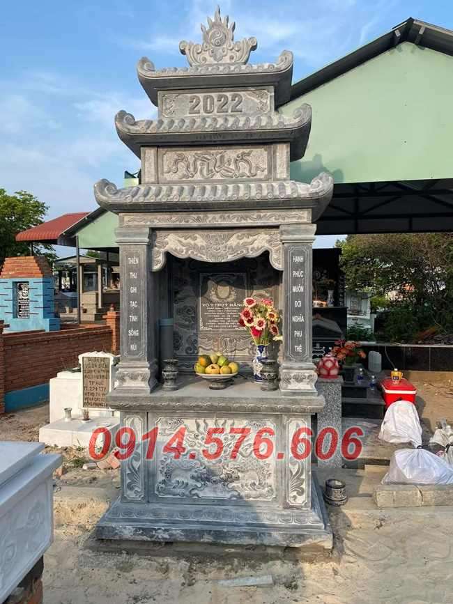 Mẫu mộ đá xanh đẹp bánbắc giang bắc ninh lăng mộ tự nhiên nguyên khối