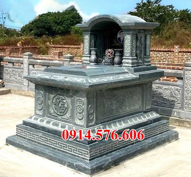 Mẫu mộ đá xanh đẹp bán nam định hà nam lăng mộ tự nhiên nguyên khối