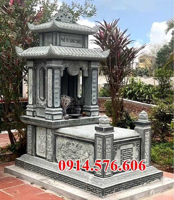 Mẫu mộ đá xanh đẹp bán nam định hà nam lăng mộ tự nhiên nguyên khối