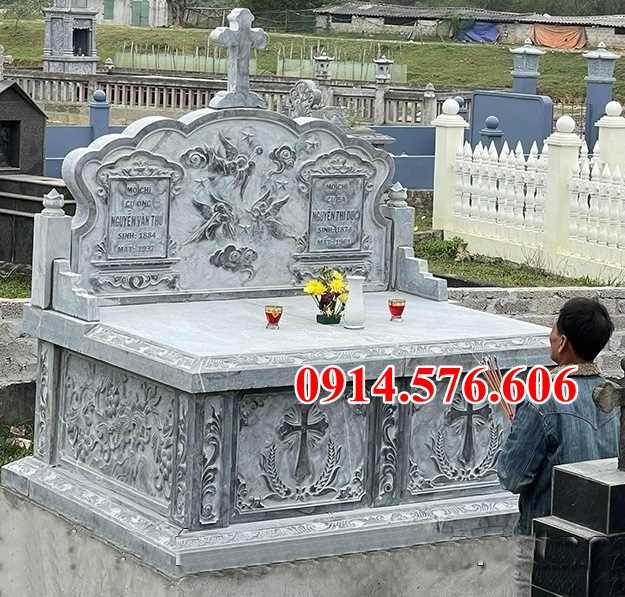 Mẫu mộ đá xanh đẹp thái nguyên tuyên quang lăngmộ tự nhiên nguyên khối