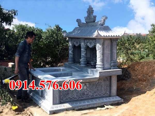 Mẫu mộ đá xanh đẹp bán sơn la điện biên lăng mộ tự nhiên nguyên khối