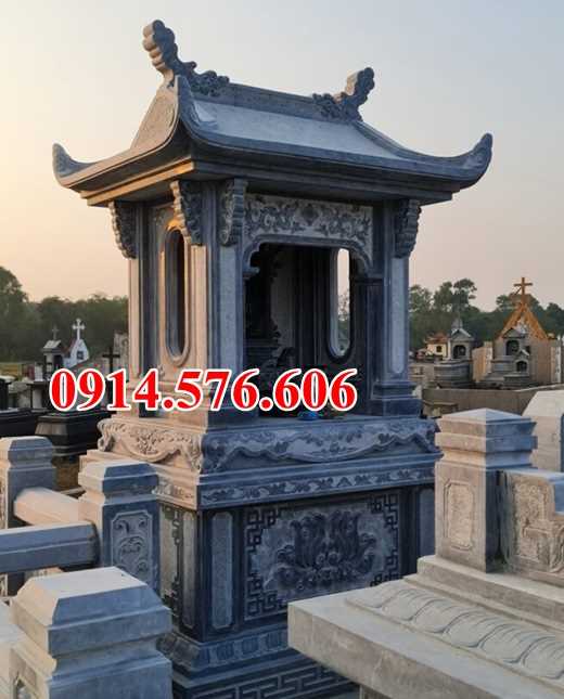 Mẫu mộ đá xanh đẹp bán bình định kon tum lăng mộ đá khối tự nhiên