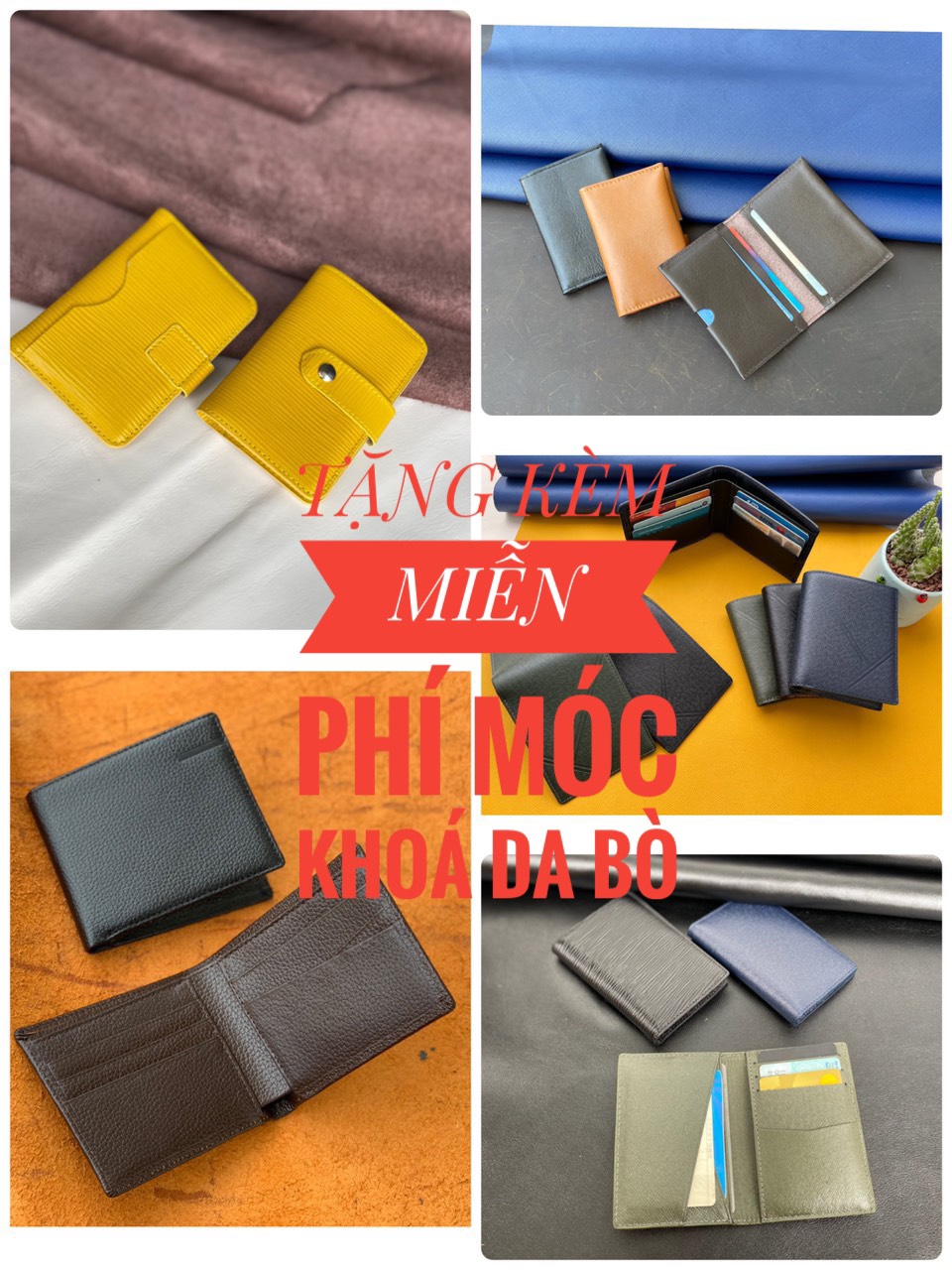 tìm đối tác bán buôn sỉ phụ kiện đồ da cao cấp