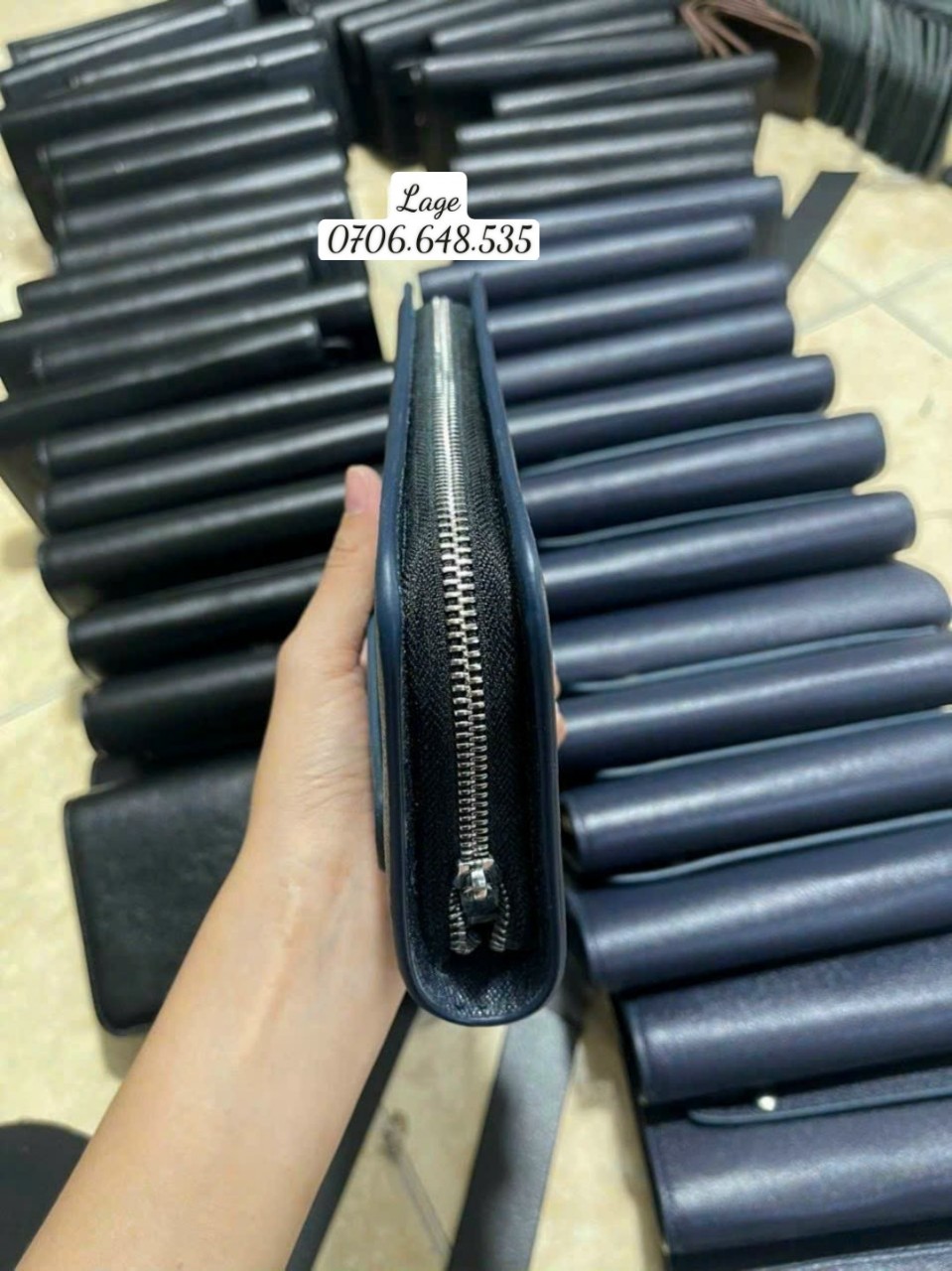 Cầm tay da bò 1 khóa giá xưởng sản xuất sỉ 5xx