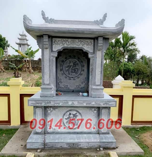 Mẫu miếu thờ thần linh ngoài trời bằng đá đẹp bán tại hậu giang
