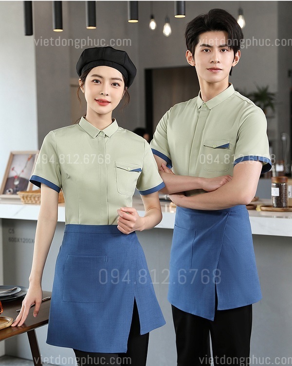 May và thiết kế đồng phục nhà hàng chuyên nghiệp, giá rẻ