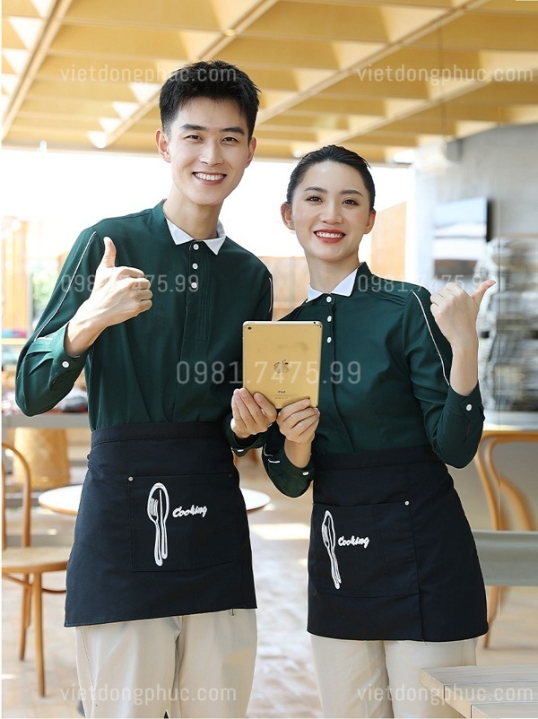 May và thiết kế đồng phục nhà hàng chuyên nghiệp, giá rẻ