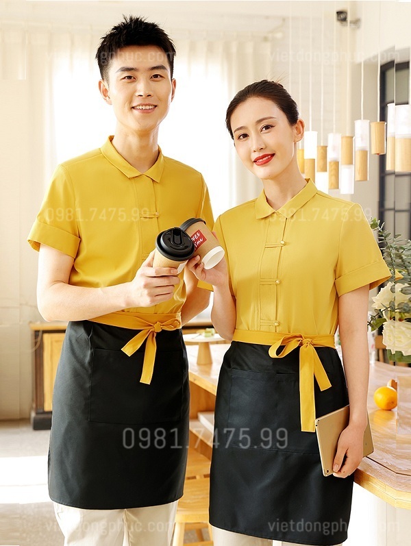 May và thiết kế đồng phục nhà hàng chuyên nghiệp, giá rẻ