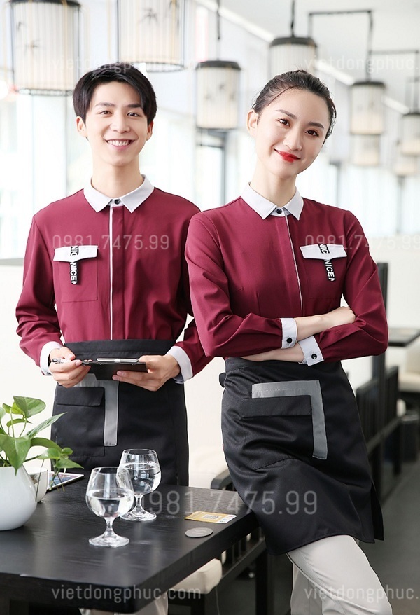May và thiết kế đồng phục nhà hàng chuyên nghiệp, giá rẻ
