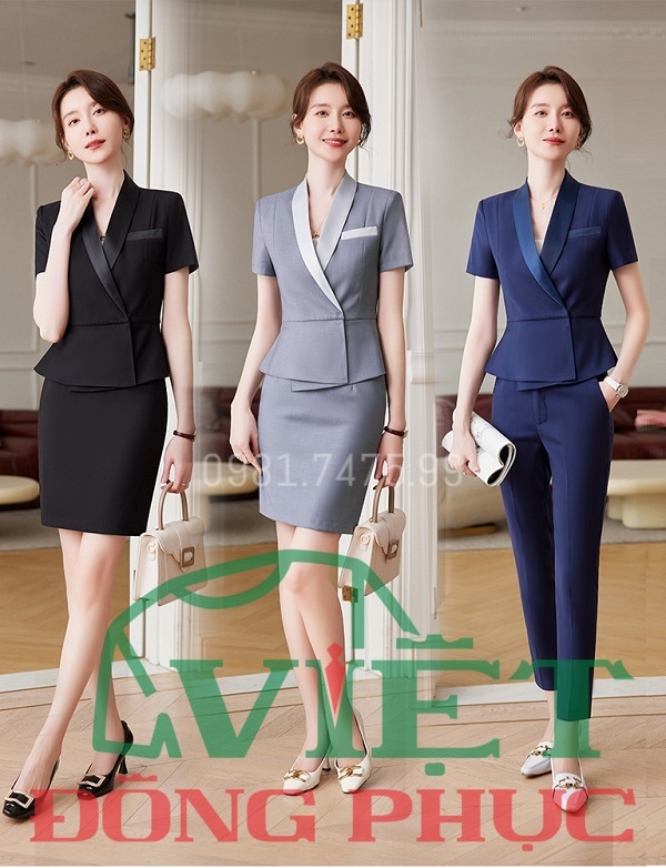 May vest nữ đồng phục form dáng đẹp, chất liệu cao cấp