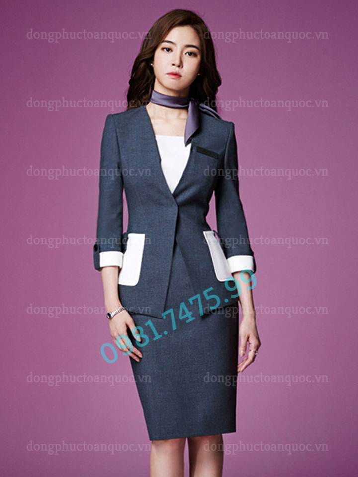 May vest nữ đồng phục form dáng đẹp, chất liệu cao cấp