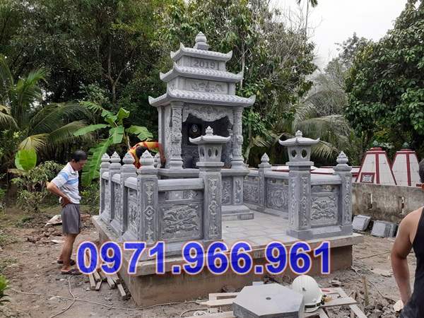 Mẫu lăng mộ đá để tro cốt đẹp bán tại  vĩnh long - nghĩa trang nhà mồ