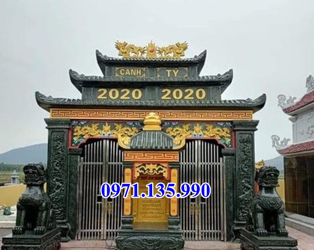 Mẫu mộ đá hoa cương đẹp bán tại quảng ninh lăng mộ bằng đá để tro cốt