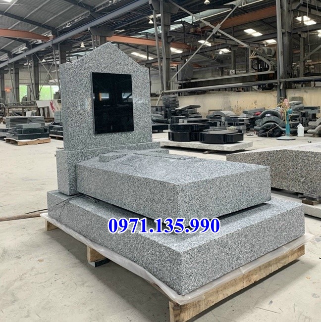 Mẫu mộ đá hoa cương đẹp bán tại quảng ninh lăng mộ bằng đá để tro cốt